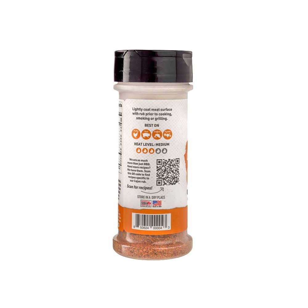 Cajun Gluten Free Keto Friendly Natural BBQ Rub 4 oz