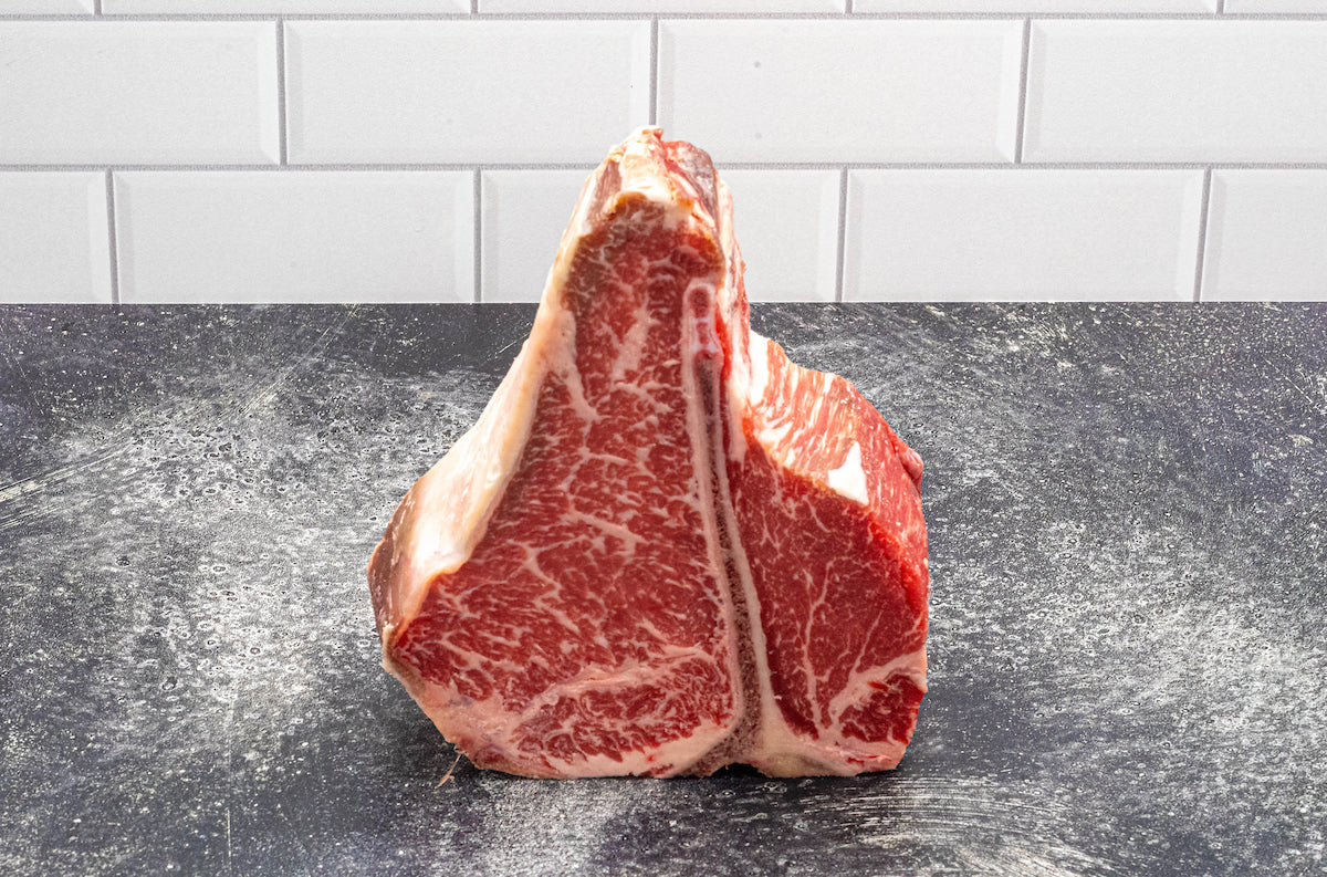 Prime 850 Club Beef T-Bone Steak, Dry-Aged