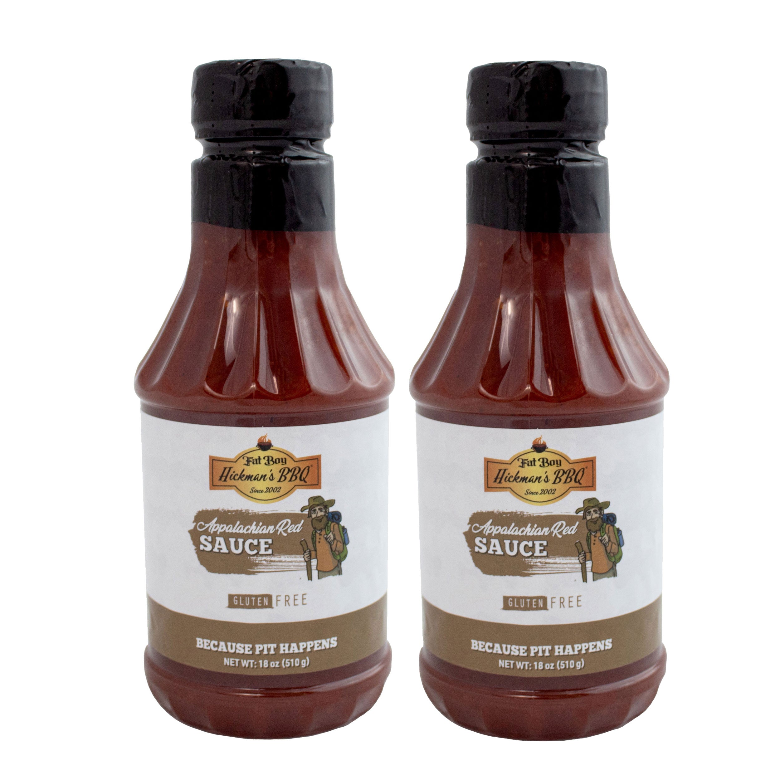 Appalachian Red Gluten Free Vinegar-Based BBQ Sauce 18 oz - Pack of 2